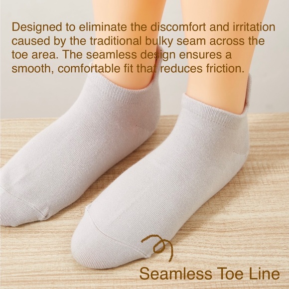 Cat Lover Gift Set Premium No Show High Ankle Cotton Socks Cute Cat Embroidery - Picture 5 of 12